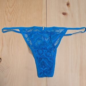 Knotty Size XL Blue Lace Panties
